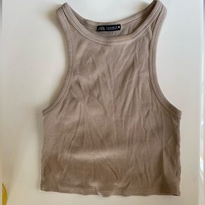 Zara cropped tank